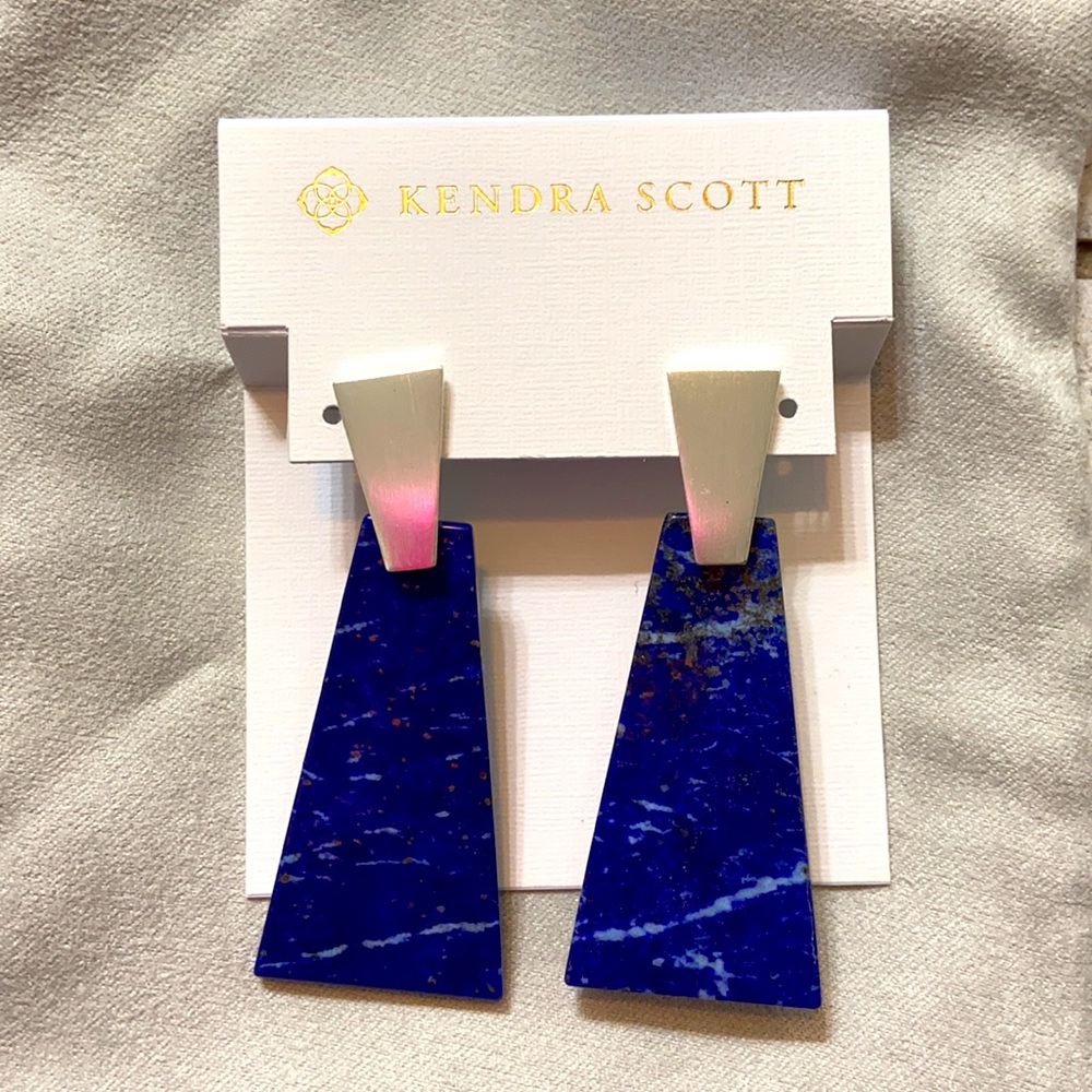 Kendra Scott Collins Large Drop in Blue Lapis